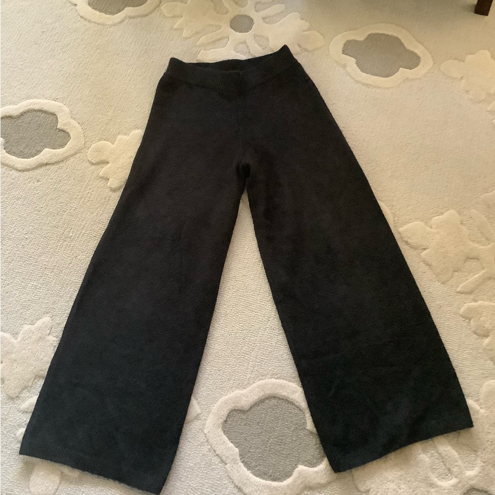 Knit sweater pants